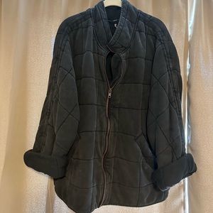 Free people dolman knit quilted jacket. Size medium